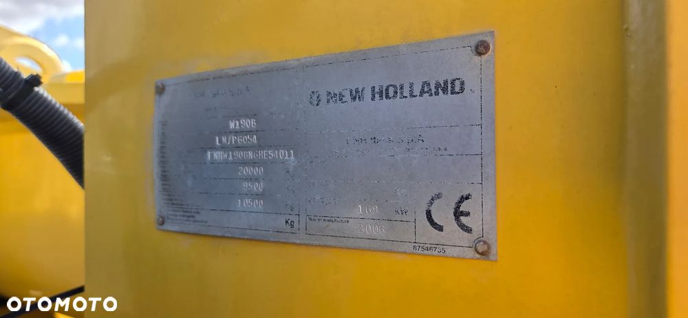 New Holland <<New Holland W 190B, waga z drukarka, centralne smarowanie, opony 70% dobre>>>> - 16