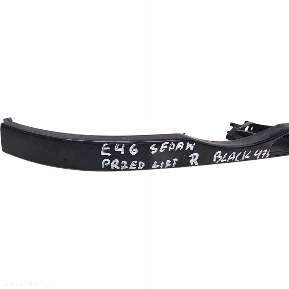 Bmw E46 Sedan Listwa Pod Lampę Xenon Prawa Black 475 8227644 - 5