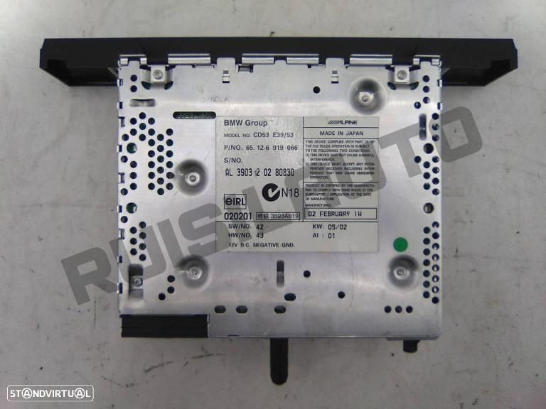 Leitor Cd 6512-691_9066 Bmw 5 (e39) [1995_2003] 525tds - 3