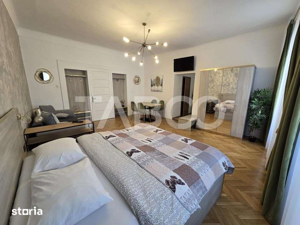 Apartament de vanzare in Centrul Istoric Sibiu 90 mpu mobilat utilat — fotografia 1