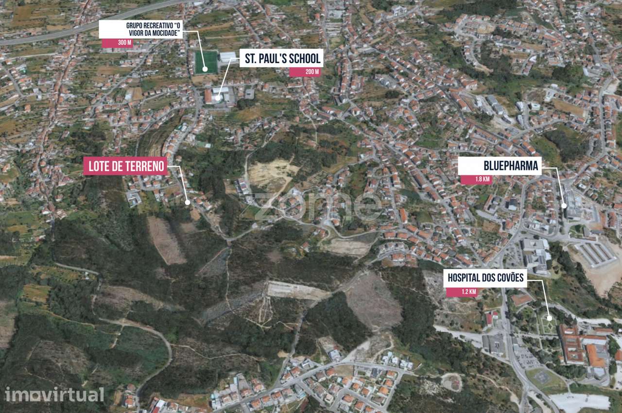 Terreno Urbano com possibilidade de construção em S. Martinho do Bi... - Grande imagem: 4/14