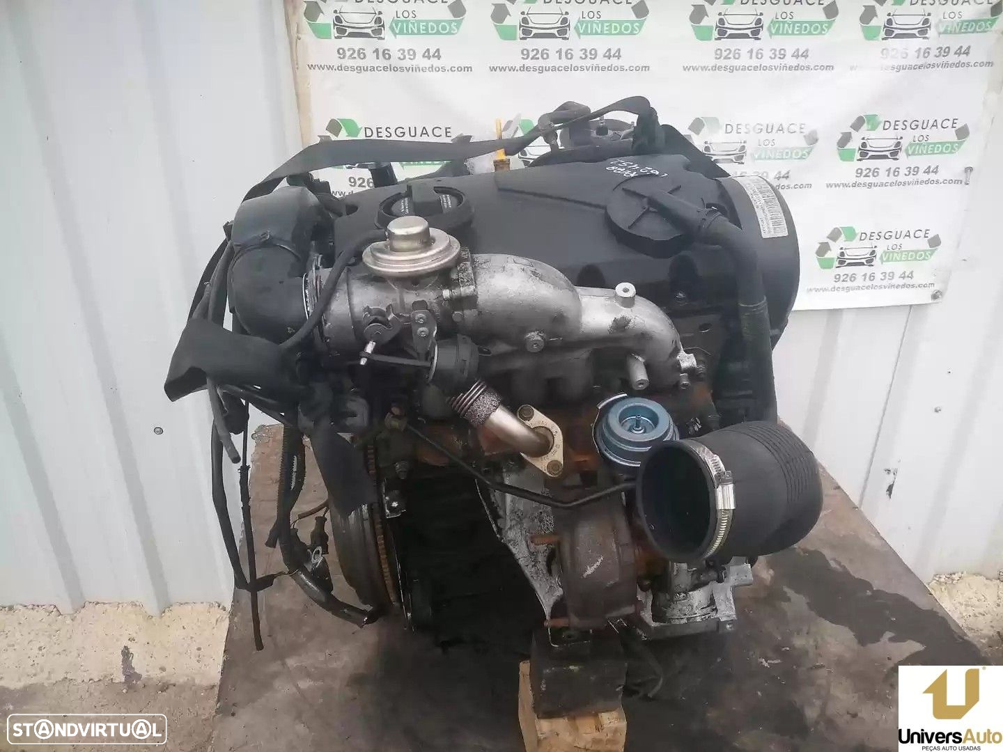 MOTOR COMPLETO SKODA SUPERB I 2002 -AWX - 3