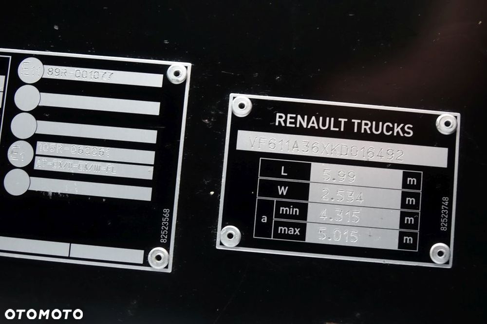 Renault GAMA T480 COMFORT / EURO 6 / STANDARD / ADR / AUTOMAT / KLIMATYZACJA POSTOJOWA / SILNIK 13L - 29