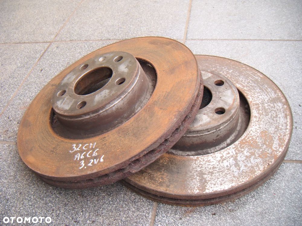 audi a6 c6 swap hamulców przód 320cm tarcze i zaciski - 3