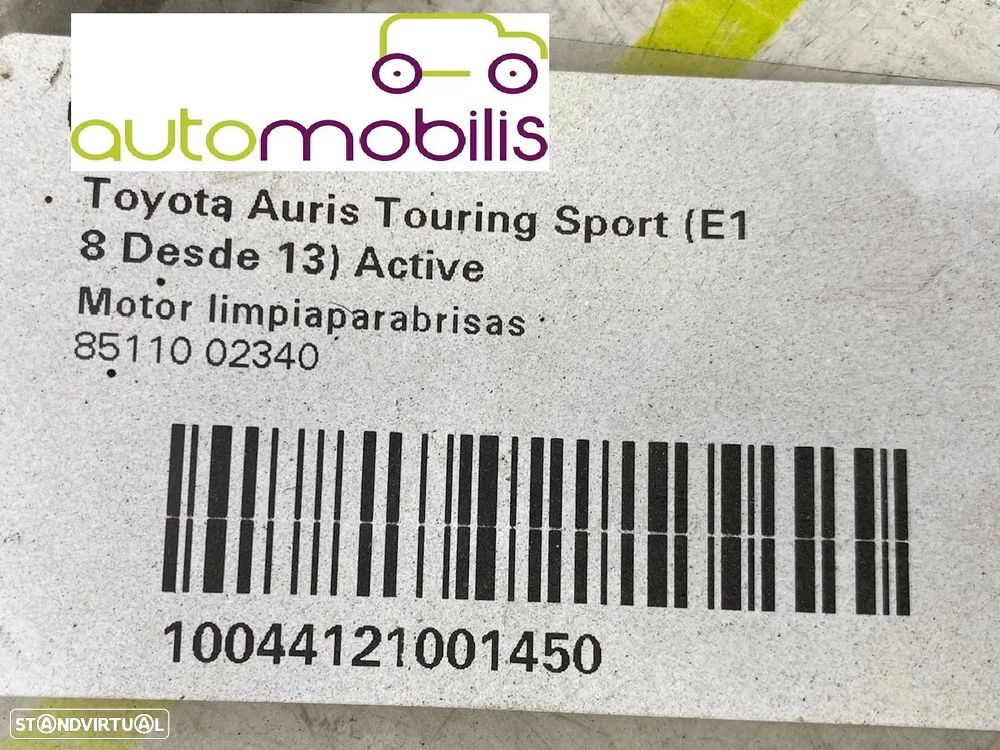 Limpa Vidros TOYOTA AURIS (_E18_) Ref. 8511002340 - NO. 340019 - 4