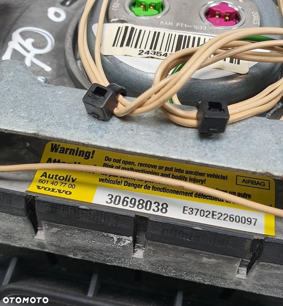 PODUSZKA AIR BAG AIRBAG KIEROWCY VOLVO V70 II 30698038 - 6