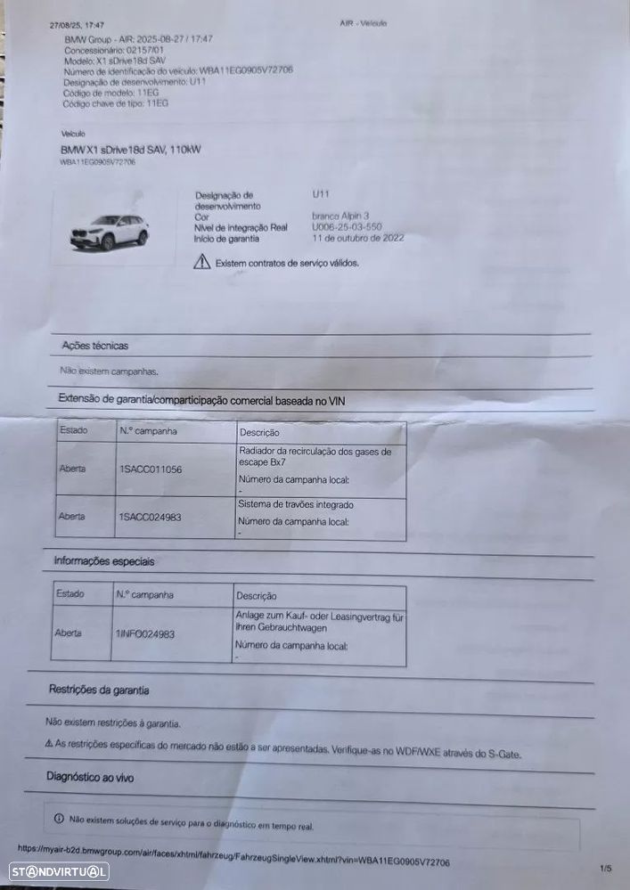 BMW X1 18 d sDrive xLine Auto - 60