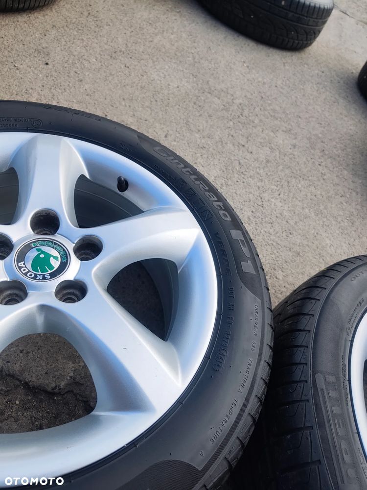 5x100 Felgi Aluminiowe Alufelgi Oryginalne 15 Koła Letnie Lato SKODA FABIA PRAKTIK ROOMSTER RAPID OCTAVIA I SEAT IBIZA CORDOBA TOLEDO II 2 IV 4 LEON I VW FOX POLO GOLF IV 4 NEW BEETLE BORA AUDI A3 8L A2 A1 Legnica ALU-RAD 195/55 - 14