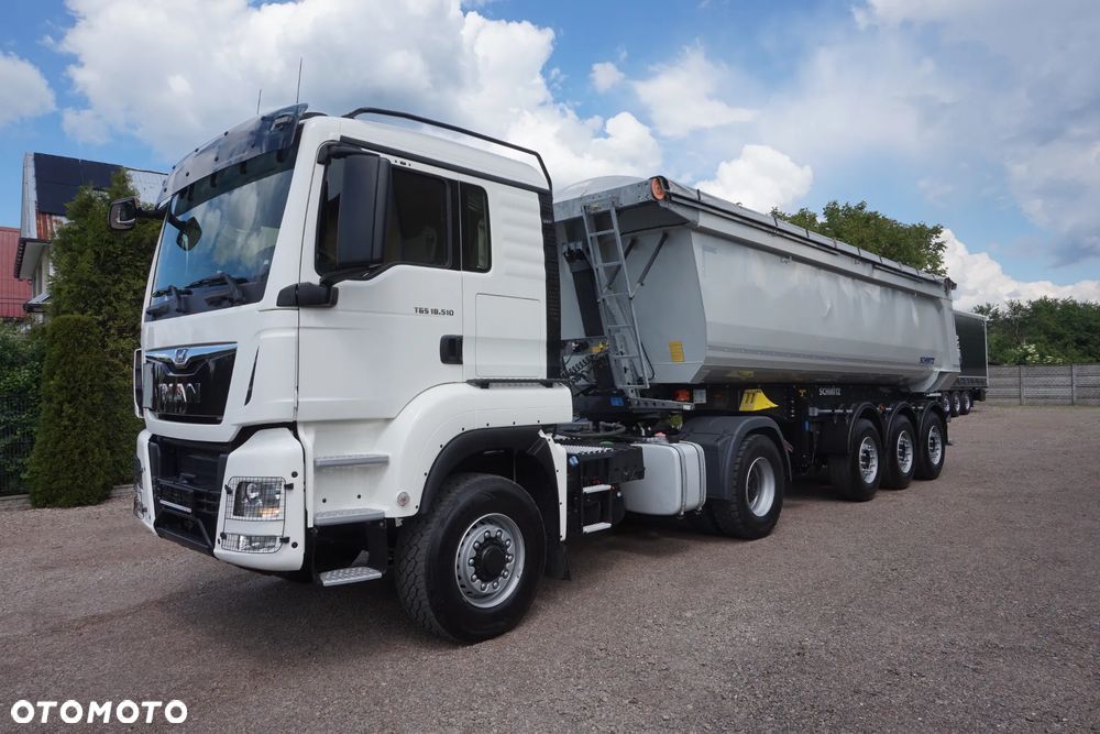 MAN TGS 18.510 4x4 HYDRODRIVE + SCHMITZ GOTHA STALOWA 28 m3. - 3