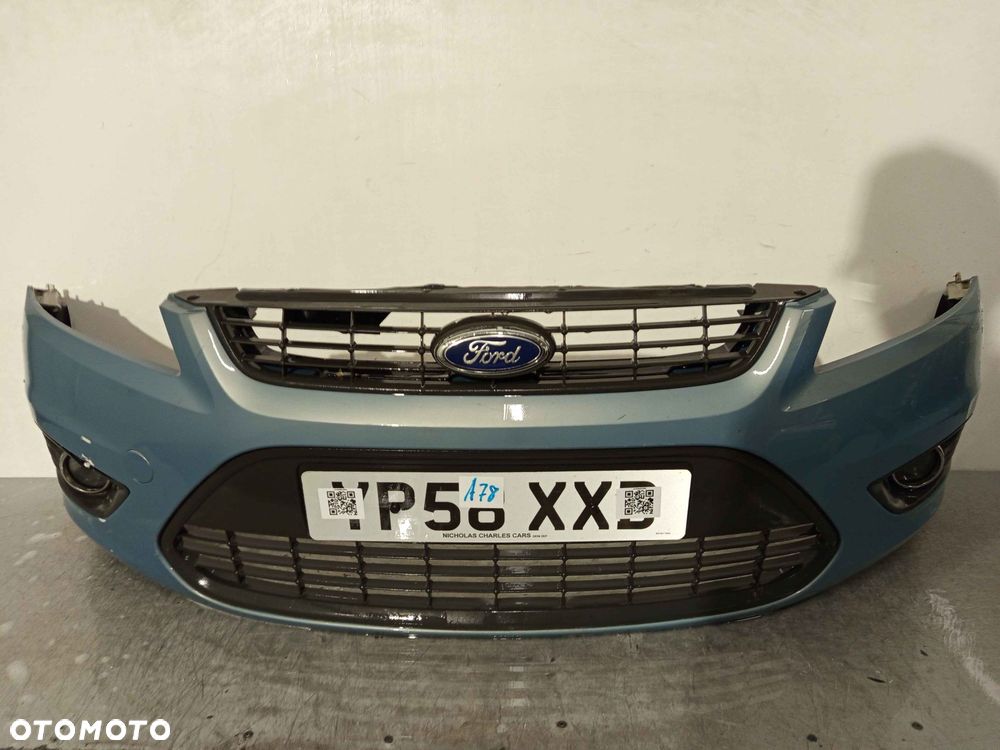 + ZDERZAK PRZÓD PRZEDNI FORD FOCUS MK.2 2 II LIFT FL M8 BŁĘKITNY HALOGENY