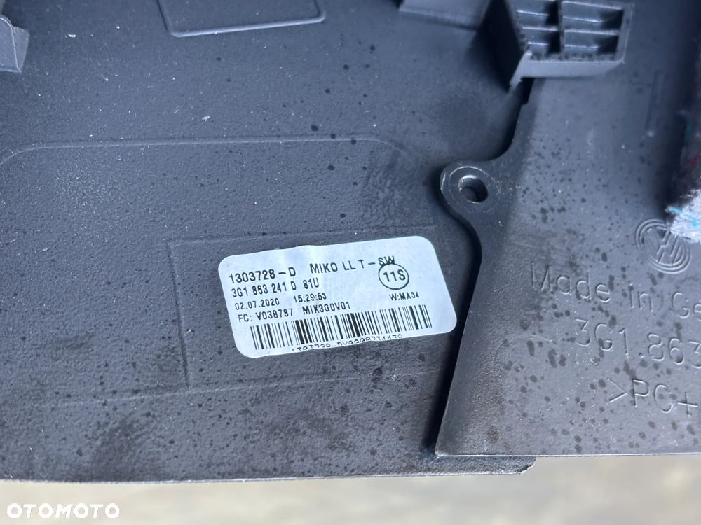 Vw Passat B8 tunel środkowy podłokietnik 3G1863241D - 5