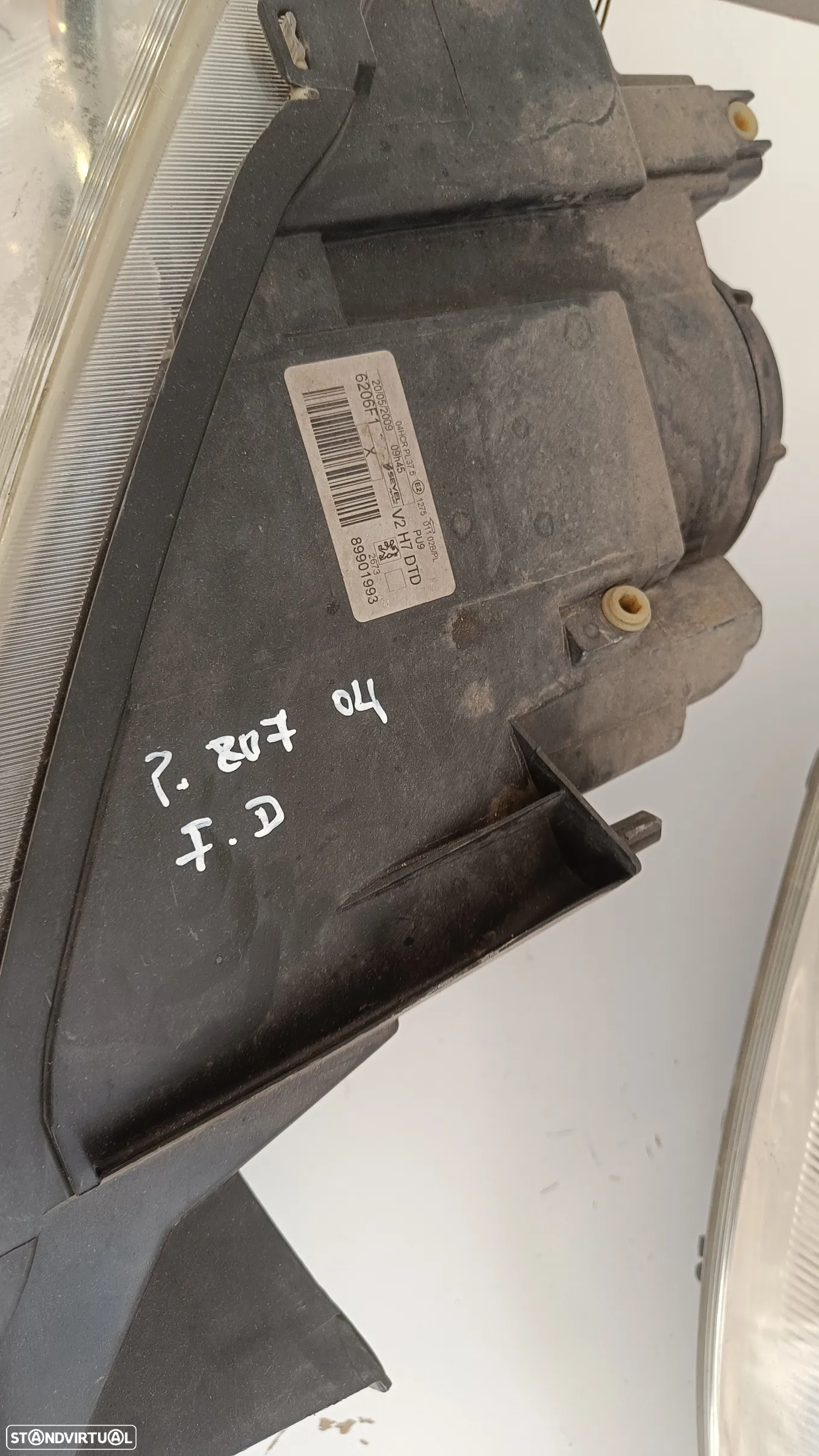 Farol óptica Peugeot 807 2004 - 3