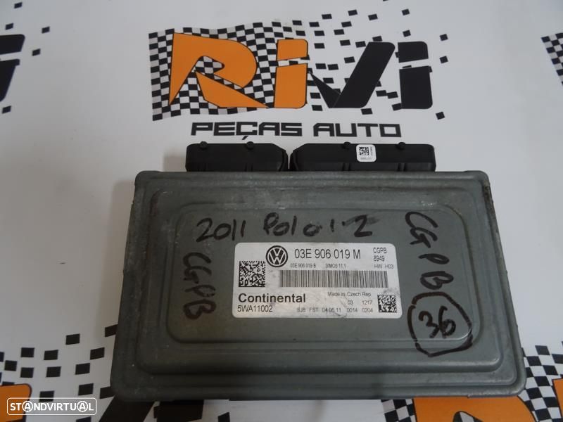 Centralina De Motor Volkswagen Polo (6R1, 6C1)  Centralina 1.2 / 03E90