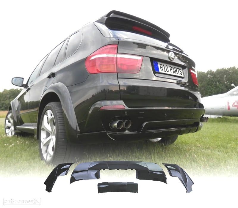 AERO KIT CARROÇARIA BMW X5 E70 07-13 PRETO BRILHANTE - 2