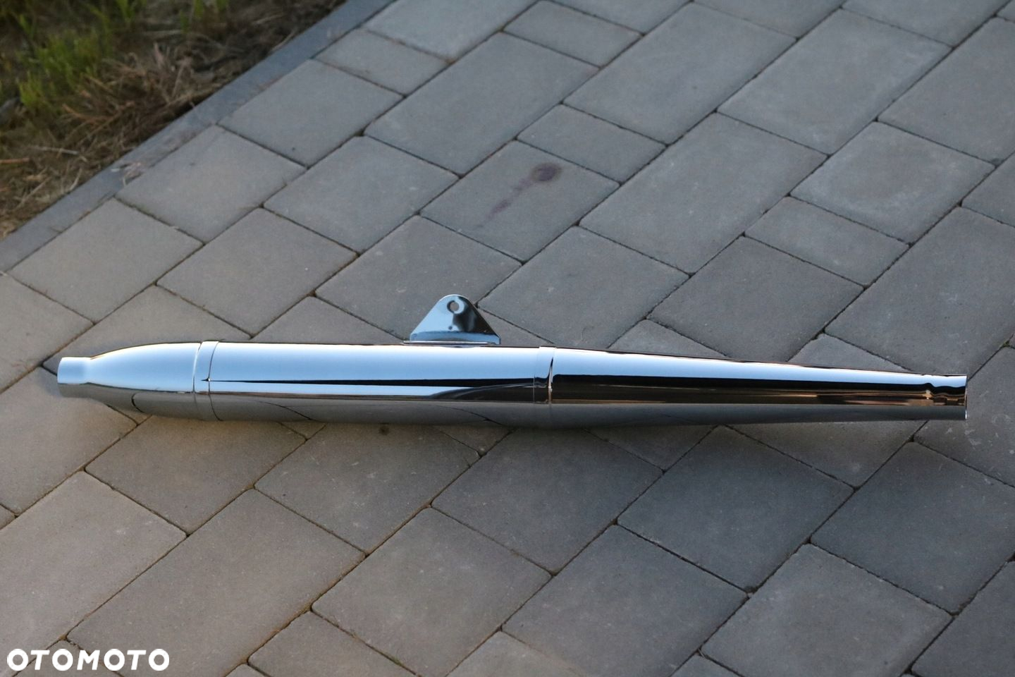 TŁUMIK WYDECH RURA WYDECHOWA WFM M11 CYGARO SHL M06 CHROM DELUX KOLANKO - 2