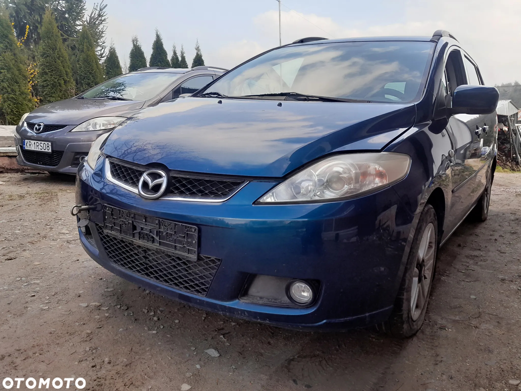 Mazda 5 05-10  hak  Drzwi 32C  przednie przód  prawe tył w kolor 32B szyba - 5