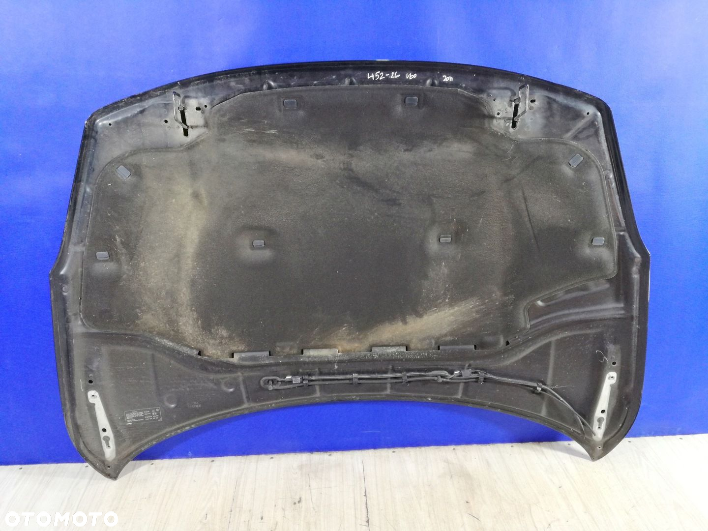 Volvo V60 S60 II 10/13 maska pokrywa klapa przód wygłuszenie 452-26 - 6