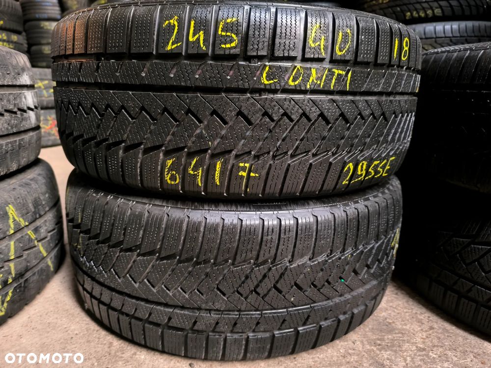 225/45R18 95V XL 245/40R18 97V Opony Zimowe Zima Continental WinterContact TS850P 6,5mm Legnica ALU-RAD 225/45 245/40 - 2