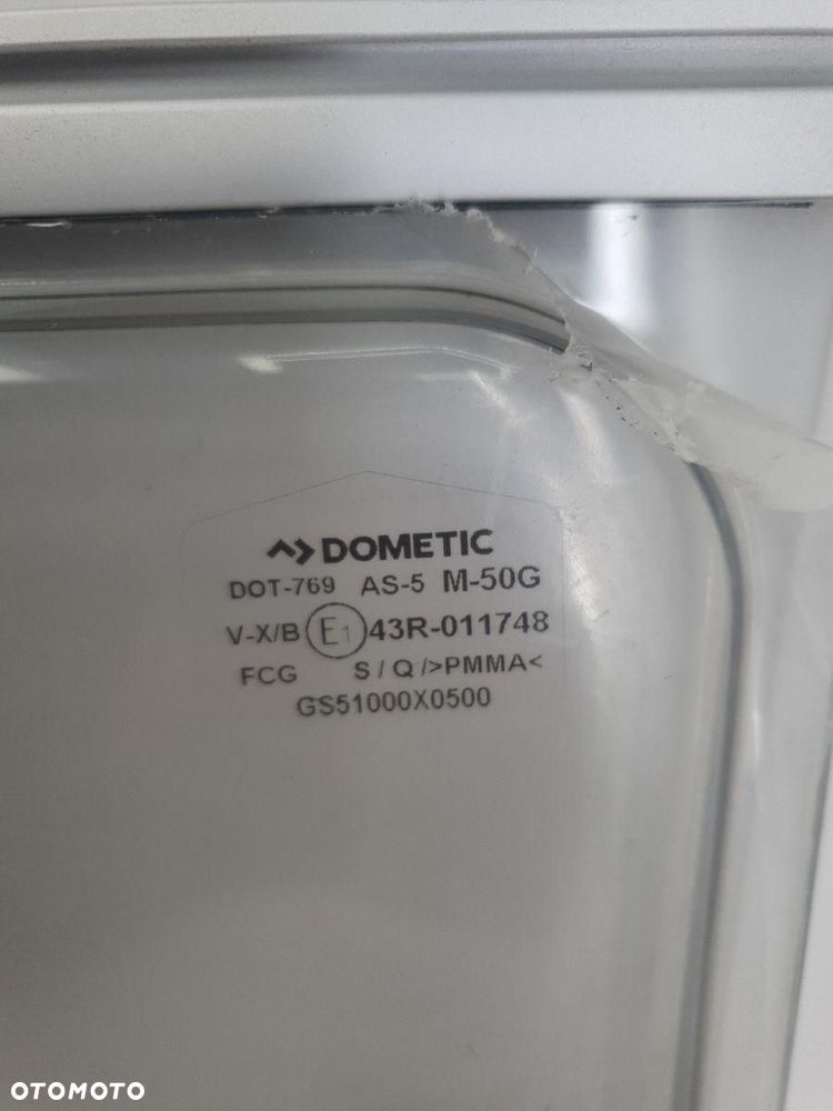 NOWA SZYBA KAMPER 100x50 DOMETIC OKNO HYMER 1000X500 - 2