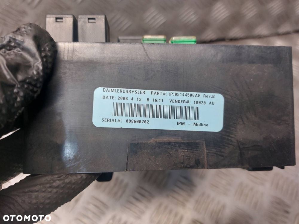 ZESTAW STARTOWY USZKODOZNY CHRYSLER  GRAND VOYAGER IV LIFT 05094650AD - 7