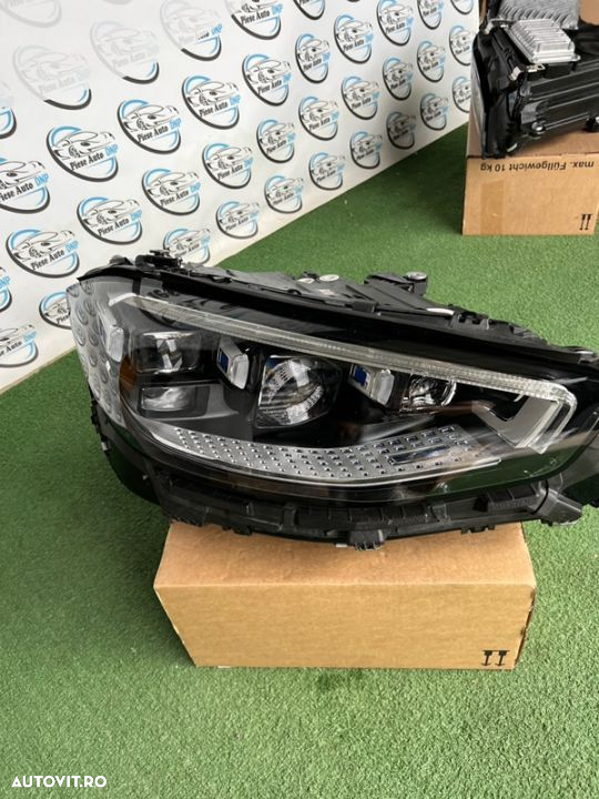 Far stanga dreapta Mercedes S class W223 digital blue set complet - 7