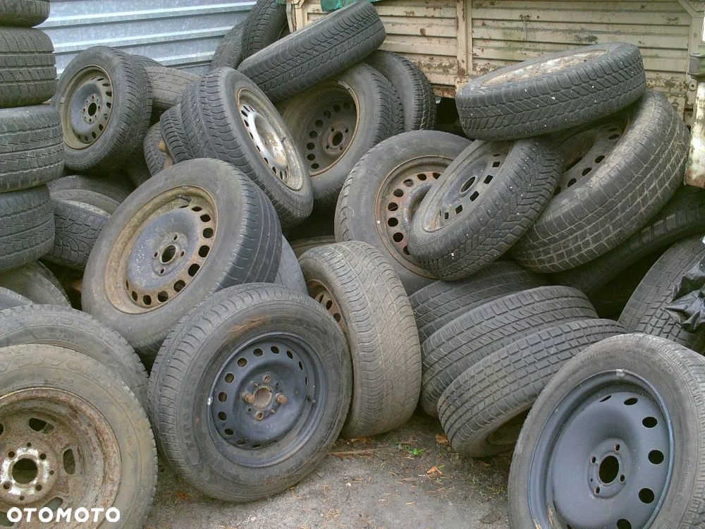Opony letnie i zimowe Felgi lub gotowe kola 13-16 cali stalowe i aluminiowe opel vw ford renault daewoo Itp... - 15