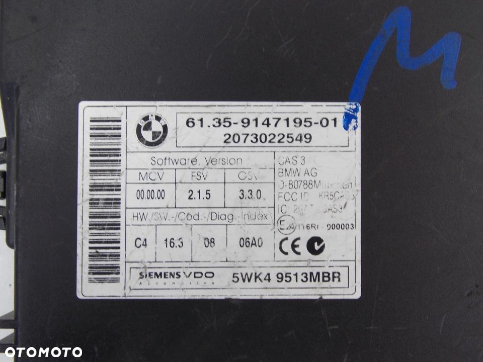 MODUŁ KOMFORTU MINI COOPER R56 5WK49513MBR - 2