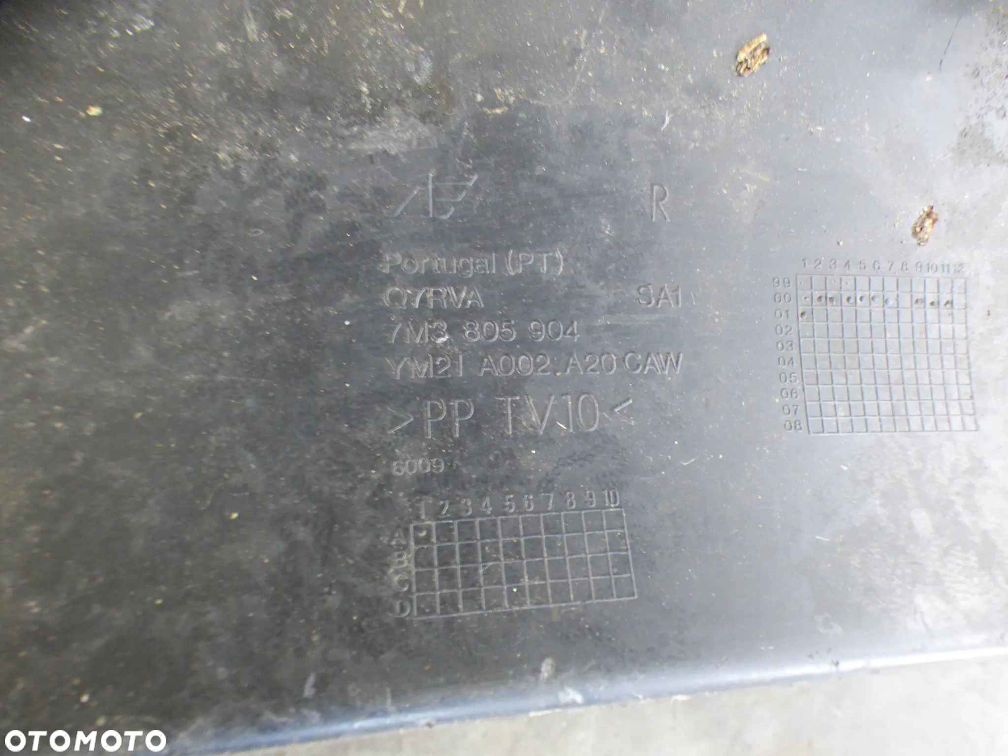 VW SHARAN II 2 7N DOKŁADKA SPOILER ZDERZAKA HOKEJ 7M3805903 7M3805904 GORLICE - 6