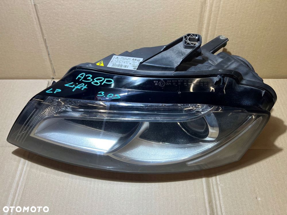 audi a3 8p lift lampa lewa przednia lewy przód bixenon led 8p0941003an - 3