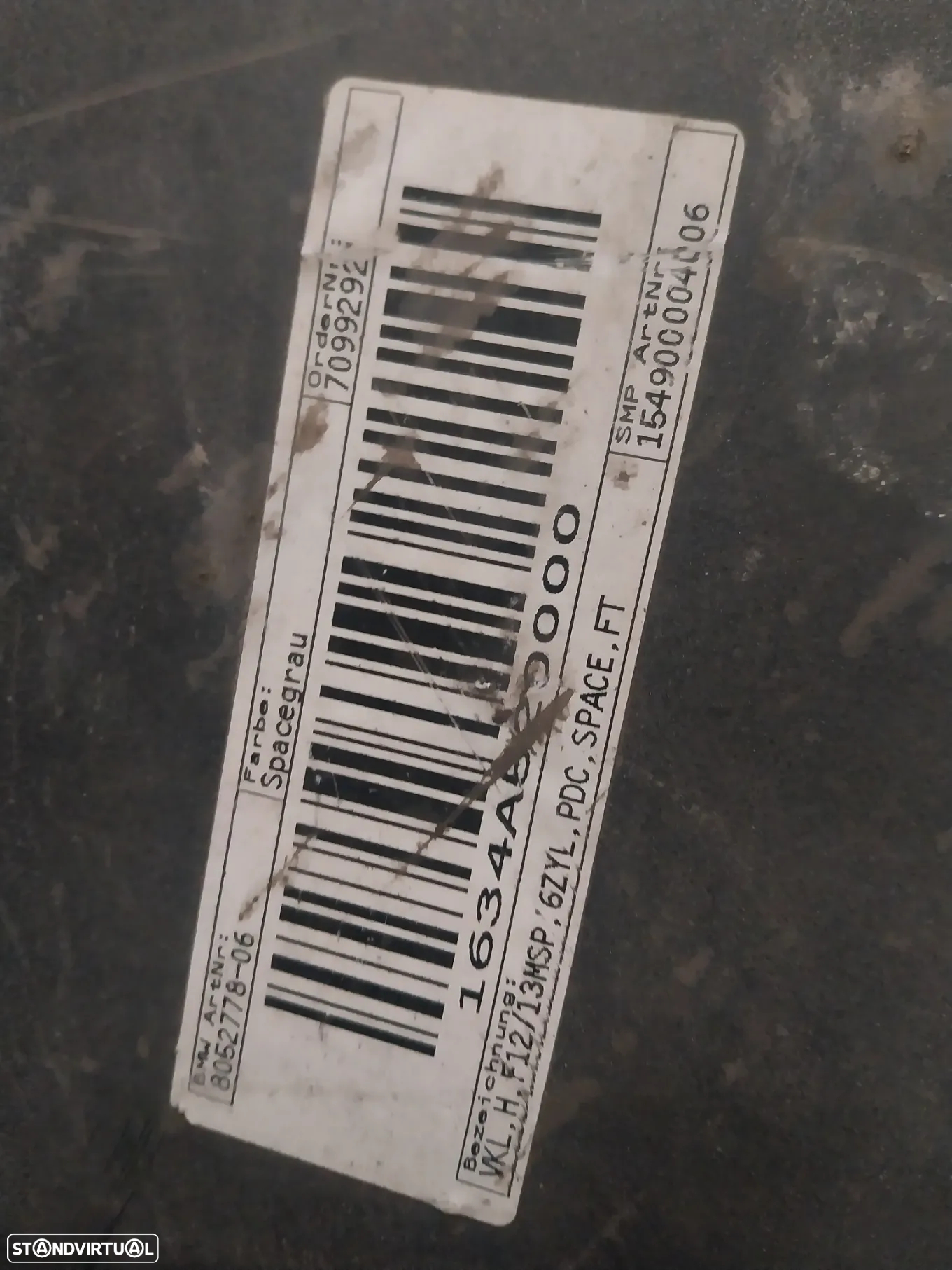 Para-choques traseiro BMW serie 6 F12 Ref: 51128050374 - 4