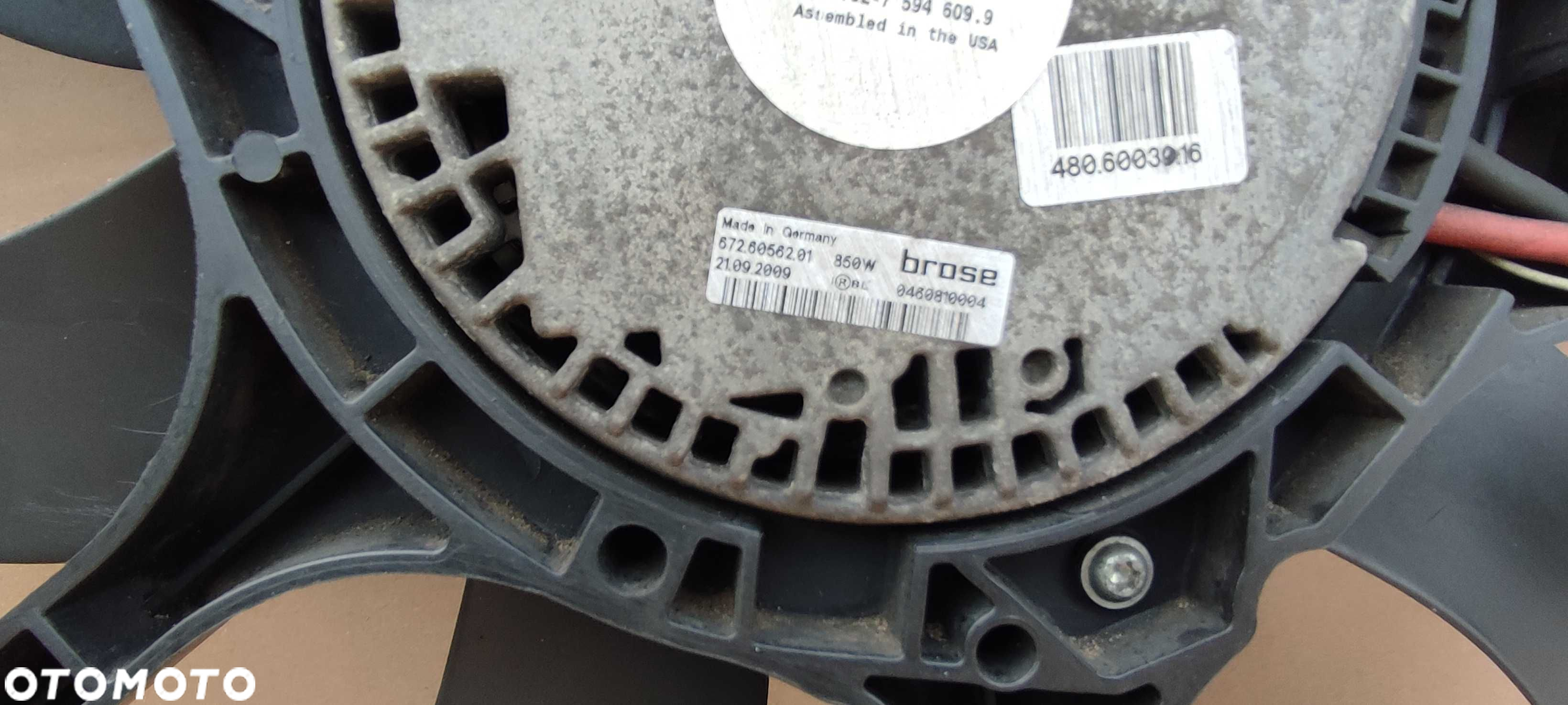 BMW X5 F15 E70 X6 F16 E71 4.4 N63 obudowa wentylatora wiatrak idealna - 7