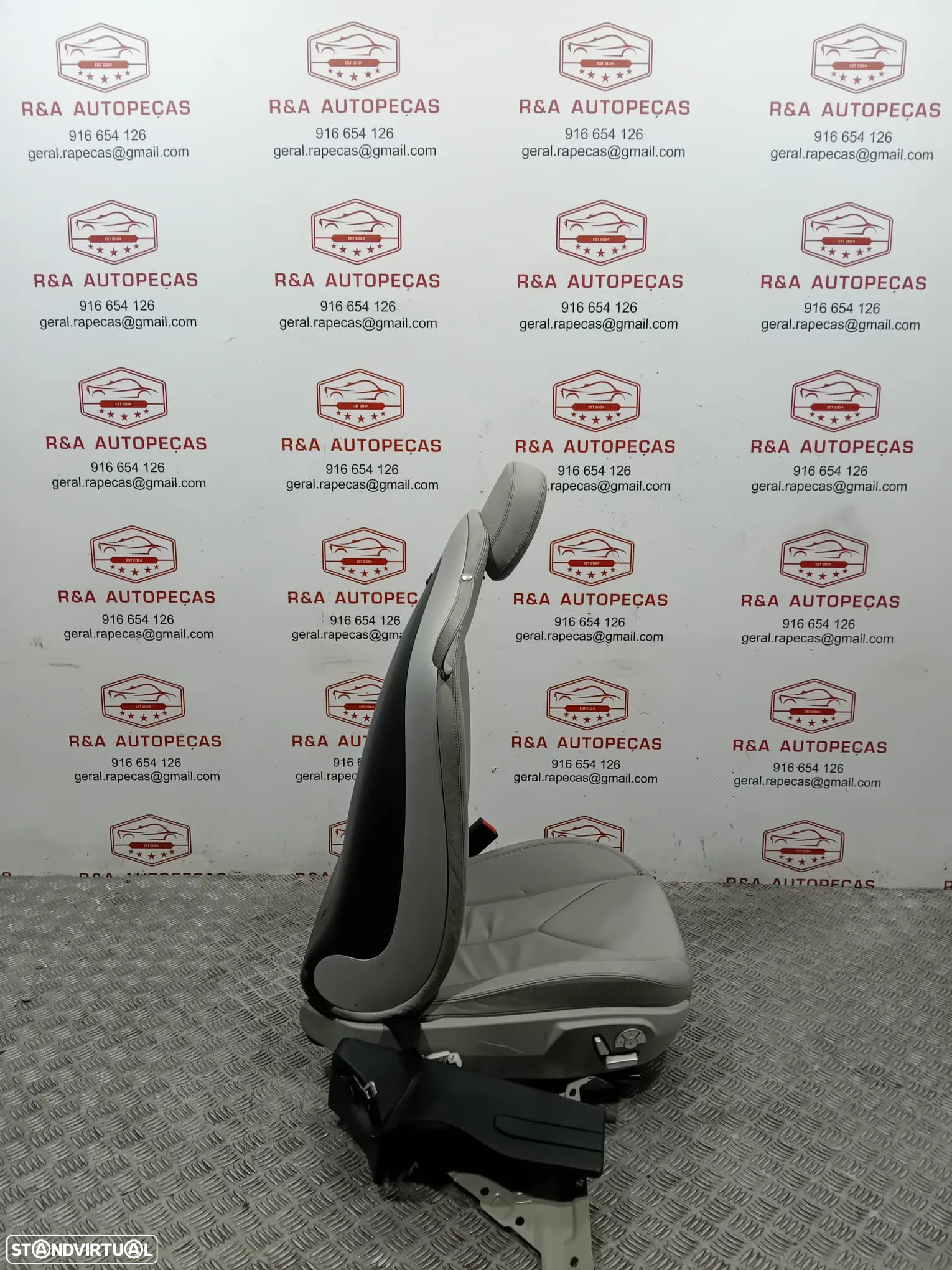 Conjunto de Bancos Mercedes SLK 171 Elétricos em Pele Original - 5