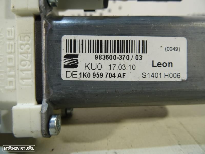 Motor Do Elevador De Vidro Traseiro Direito Seat Leon (1P1)  1K0959704 - 6