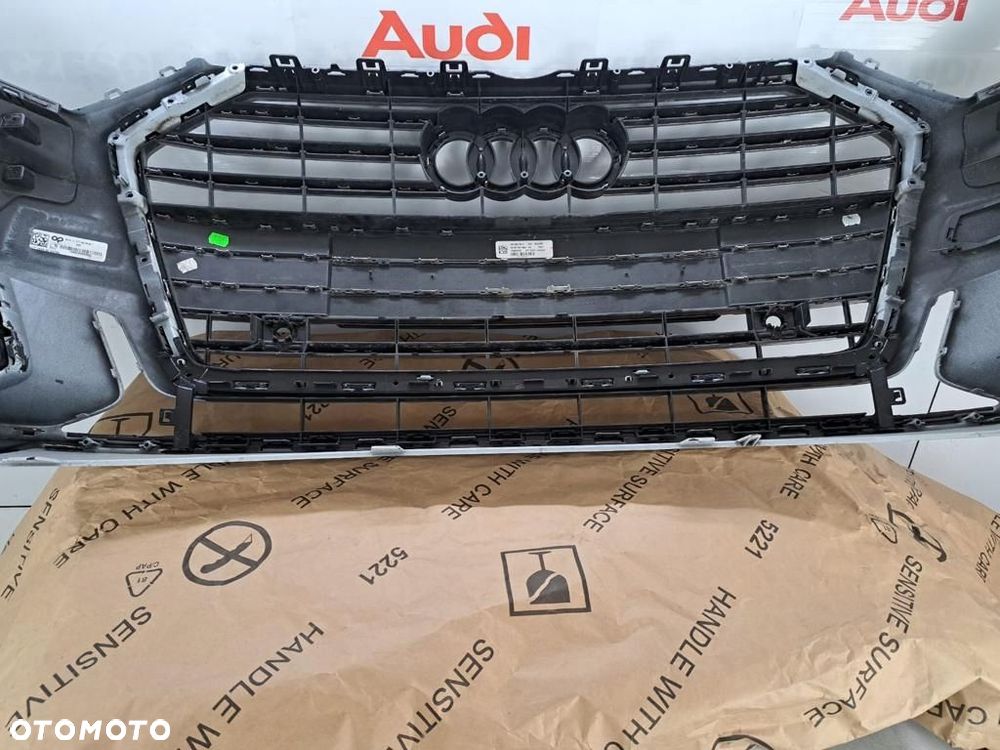 ZDERZAK AUDI A6 C8 4K 4K0 S-LINE 2019-2023 BLACK EDITION GRILL KRATKA - 5