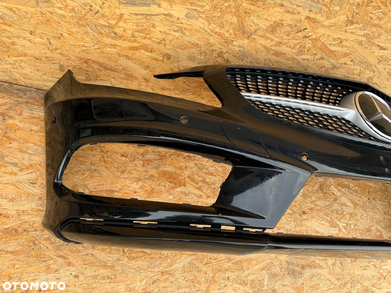 ZDERZAK PRZÓD PRZEDNI MERCEDES-BENZ A-KLASA W176 AMG 12-15 SPRYSKI 6PDC GRILL ATRAPA A1768851825 A1768881160 ORYGINAŁ - 12