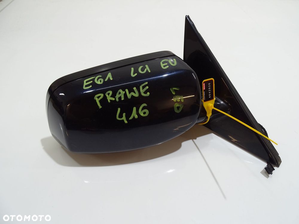 LUSTERKO PRAWE BMW E60 E61 M PAKIET LED EU CARBONSCHWARZ - 1