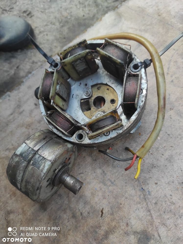 Zapłon iskrownik prądnica stojan wirnik 6V WSK 175 shl 15.156tp - 5