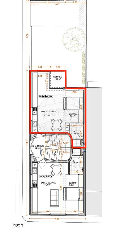 Apartamento T0 para venda - Grande imagem: 5/5