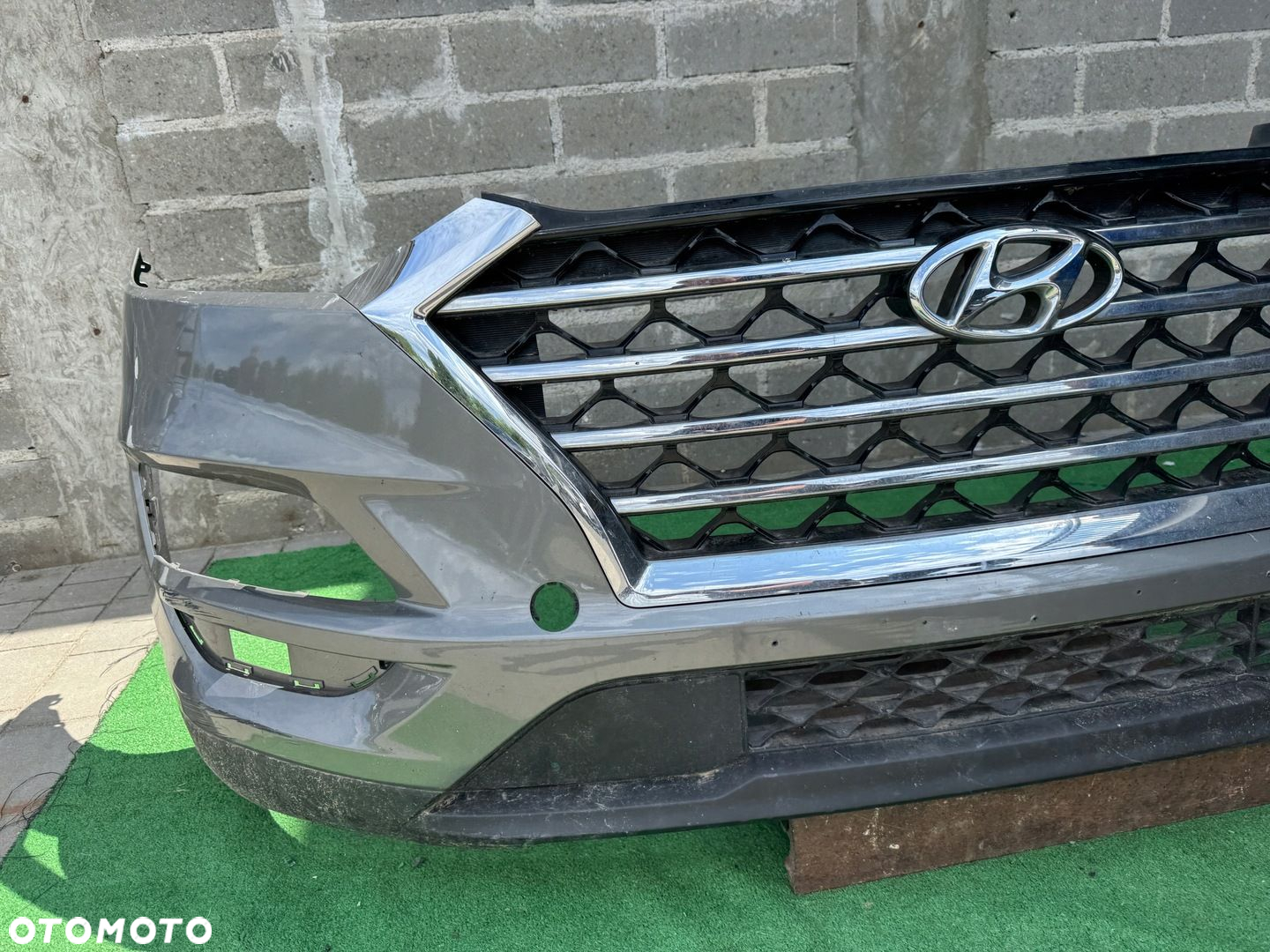HYUNDAI TUCSON III 3 LIFT 19- BEZ DZIUR ZDERZAK PRZEDNI ORG EU - 3