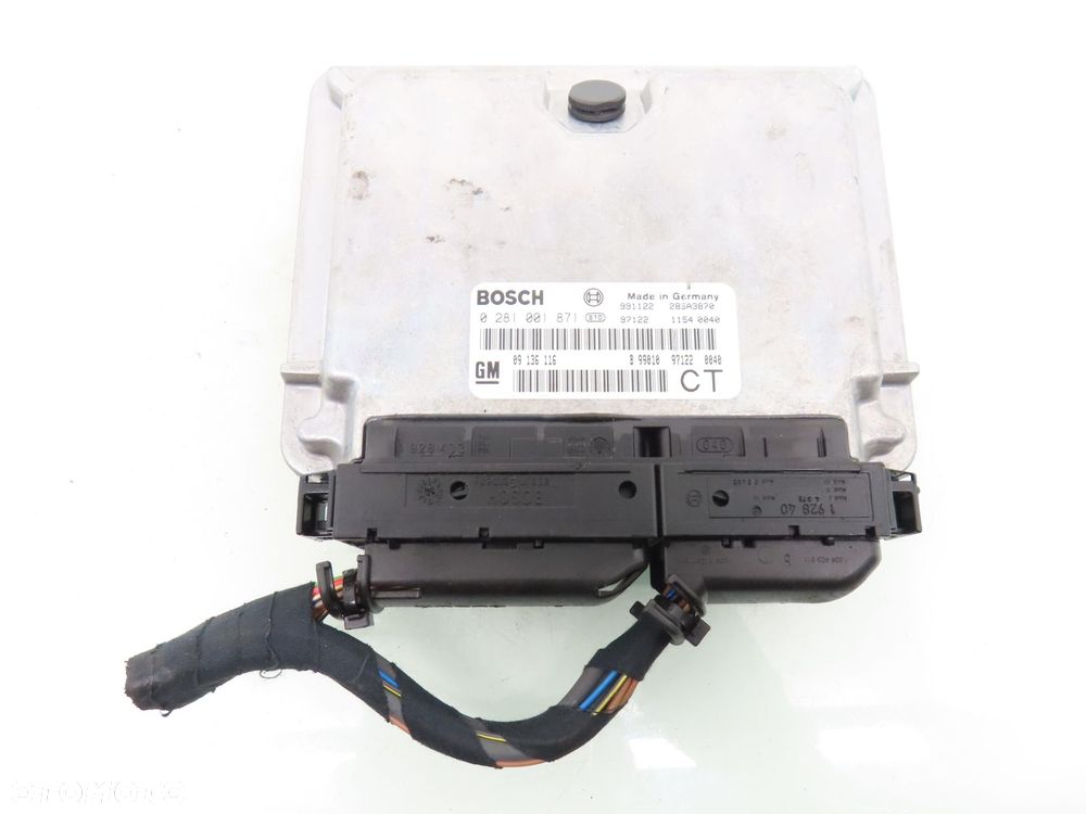 STEROWNIK OPEL VECTRA B 2.0 DTI 0281001871 09136116 - 1