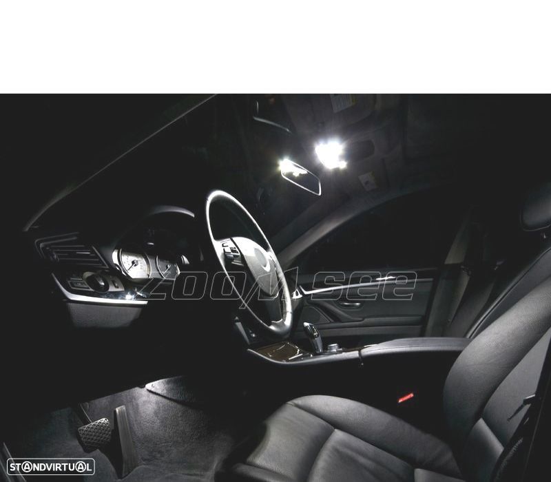 KIT COMPLETO DE 26 LÂMPADAS LED INTERIOR PARA BMW SERIE 5 F07 5GT DIESEL 520D 530D 535D GT 535D XDR - 3