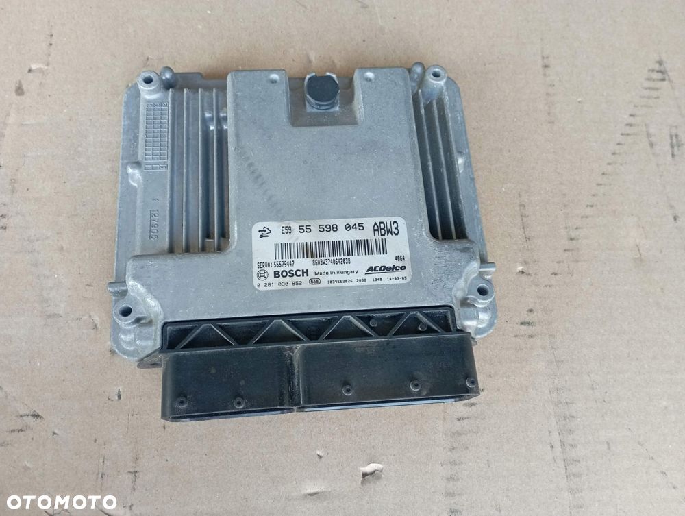 OPEL ASTRA J GTC 2.0 CDTI STEROWNIK KOMPUTER SILNIKA 55598045 - 1