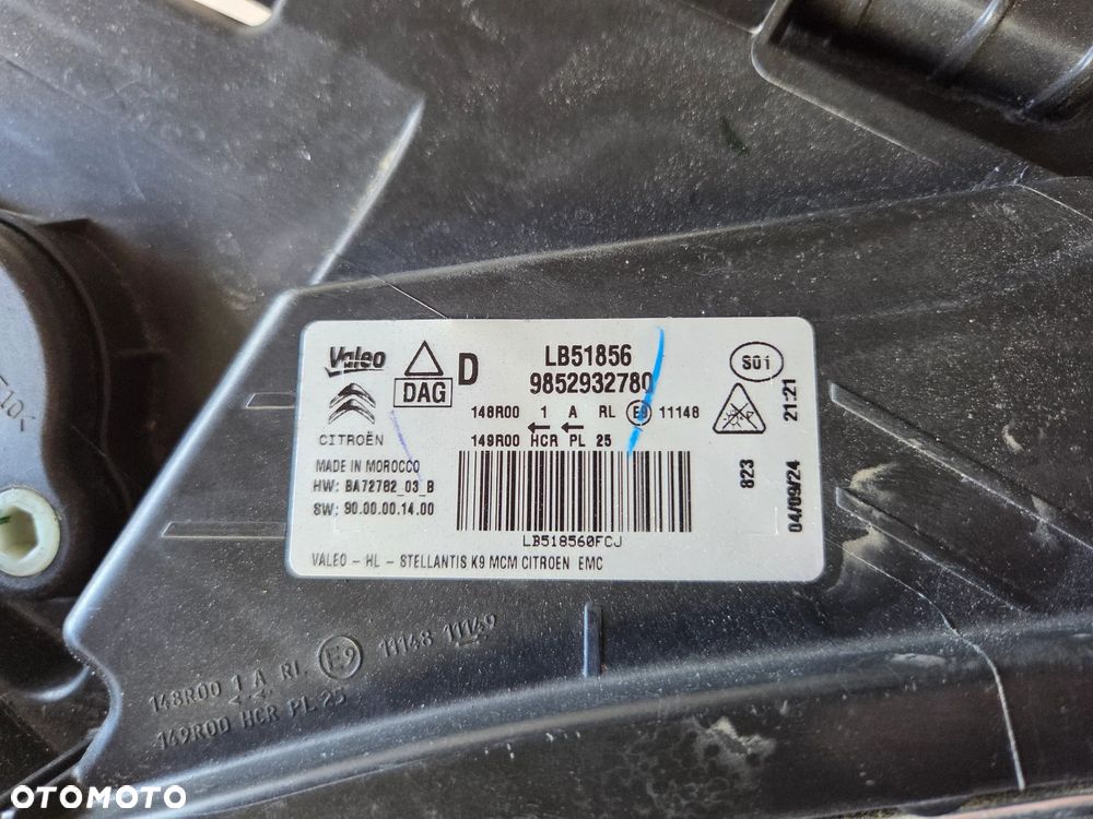 Lampa przednia prawa Citroen Berlingo IV Full LED - 19