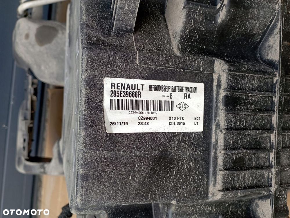 RENAULT ZOE UKŁAD CHŁODZENIA BATERII 295E39666R - 2