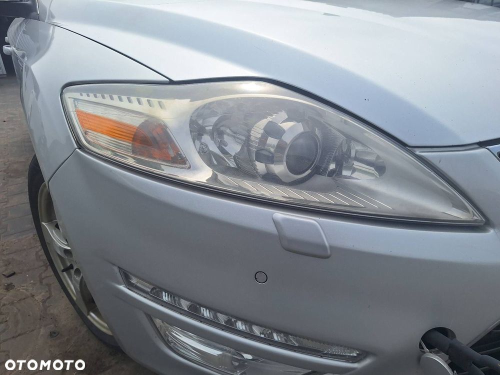 KOMPLETNY PRZÓD XENON FORD MONDEO MK4 LIFT 58 MASKA ZDERZAK BŁOTNIK LAMPY - 9