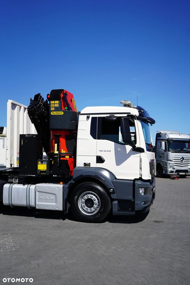 MAN TGS 33.510 / 6 X 4 / HDS PALFINGER PK 42 002 SH-E / WYSIĘG 17 M - 39