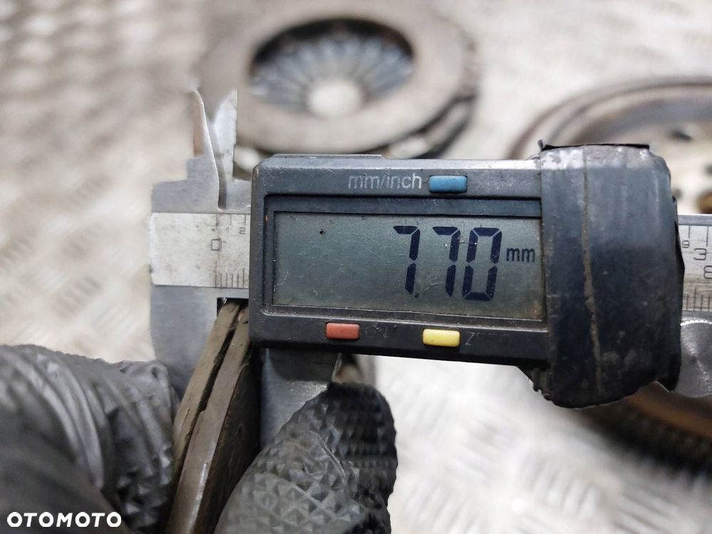 KOŁO DWUMASOWE + TARCZA + DOCISK + ŁOŻYSKO TOURAN I 2.0 TDI 03G141025H - 11