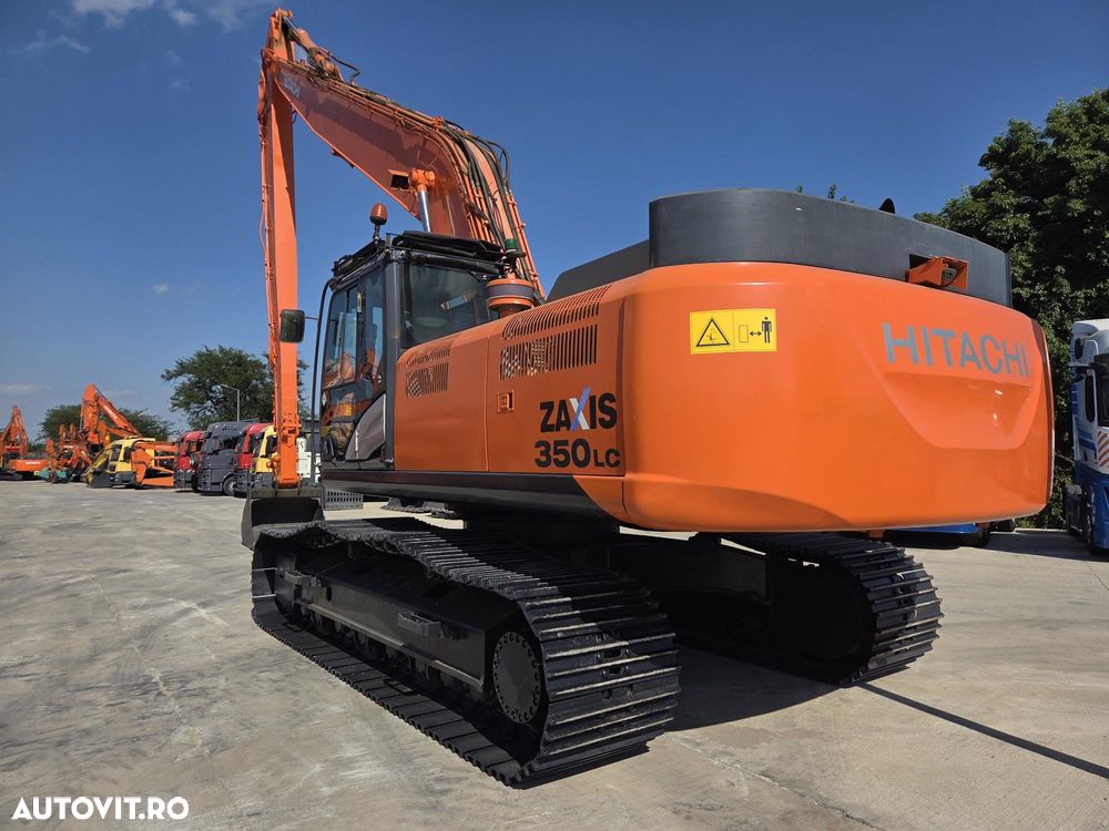 Hitachi ZX350LC, 8.053h, 40 tone, lung brate 20m, ad sapare 18m, cupa 1mc, contragreutate, senile late, consum mediu 25l/h, AC, protectie cabina, 3 pompe hidr Hitachi, revizie hidr efectuata, PROMOTIE 109.900 EUR+Tva - 1
