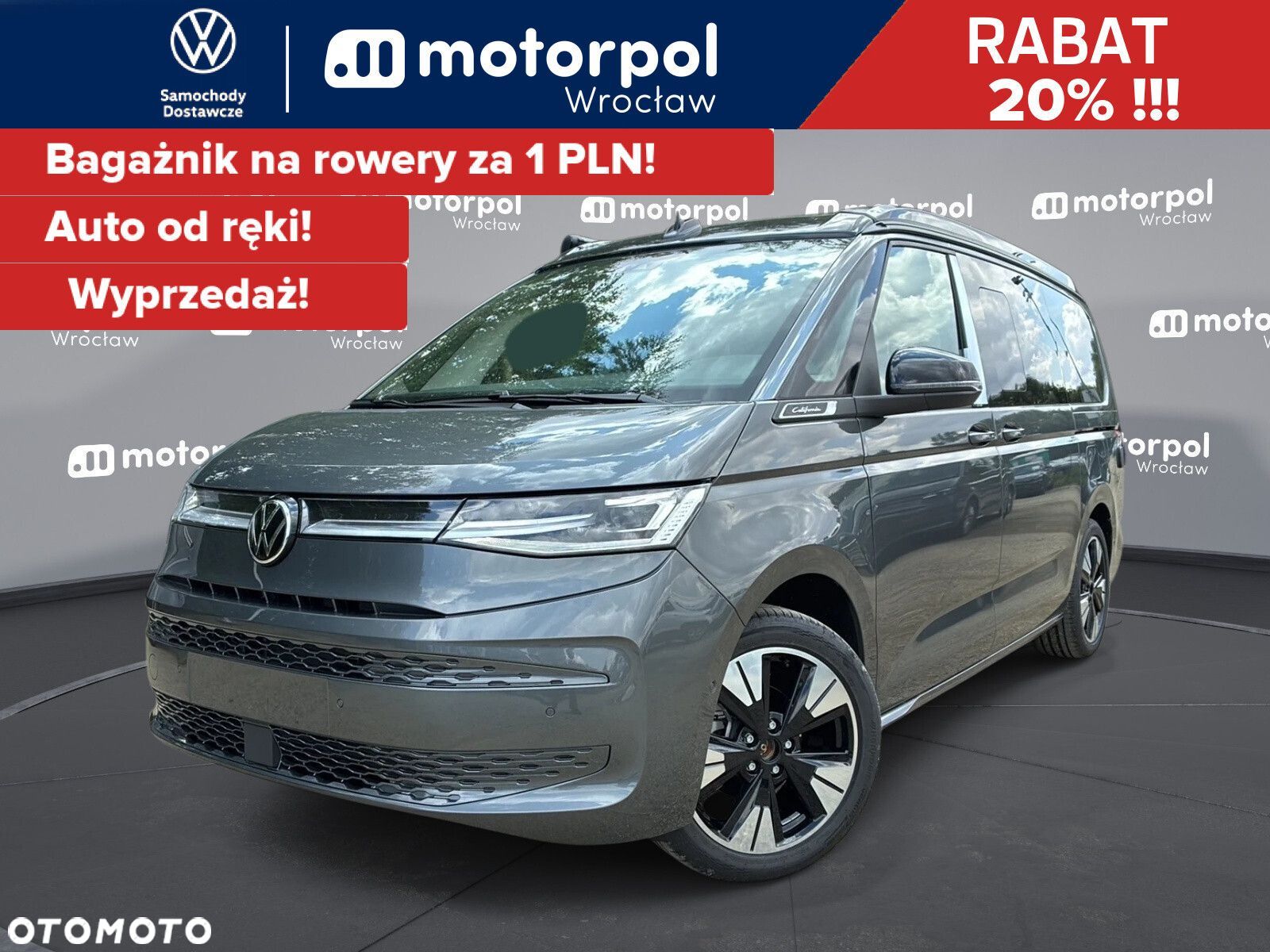 Volkswagen california Beach TOUR 5-os. 2.0TDI 150KM (dolne i górne łóżko) - 1