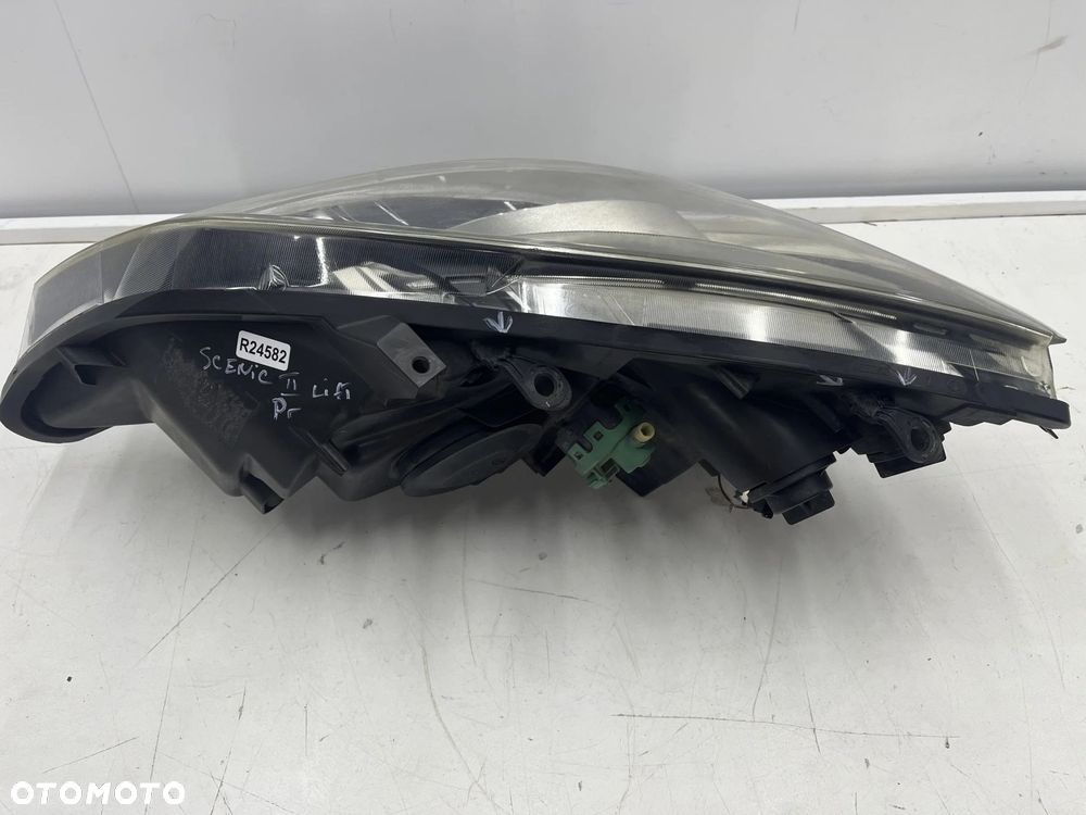 Lampa reflektor Renault Scenic 2 II Lift + Grand 06-09r. prawa przednia EU H7 soczewka prawy przód - 6